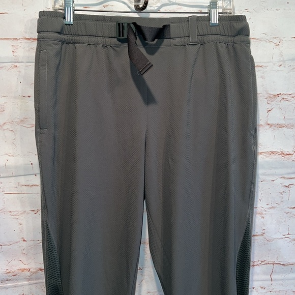 Athleta Pants Womens 12 Gray Quest Jogger Belted Activewear Athletic pull on - Picture 2 of 15